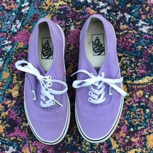Lilac purple Vans